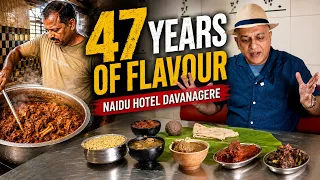 Davanagere’s Iconic Naidu Hotel! Raghu Naidu’s 47-Year Family Legacy | Traditional Non-Veg Feast