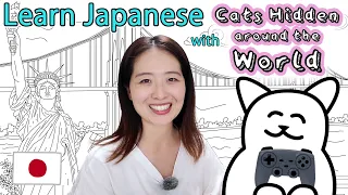 Learn Japanese With Video Games Cats Hidden Around The World EP02 Complete Beginner 