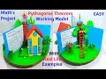 Pythagoras theorem working model math s project with real life examples craftpiller