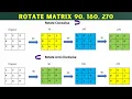 Rotate Image Leetcode 48 90 - 180