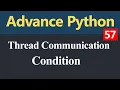 Thread Communication Condition in Python Hindi