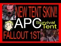 TANK TENT APC survival TENT SKIN NEW Survival Tent FALLOUT 76 FIRST FO76 1st Atomic Shop Free
