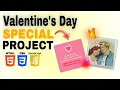 Valentine s Day Project Using Html Css JavaScript Valentine Day Using Html Css
