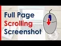 Live Proof How to Take Full Web Page Screenshot or Scrolling Screenshot in Windows Mac Hindi