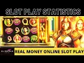 Achilles Deluxe Online REAL MONEY slot play at El Royale online Casino Detail Gameplay Statistics
