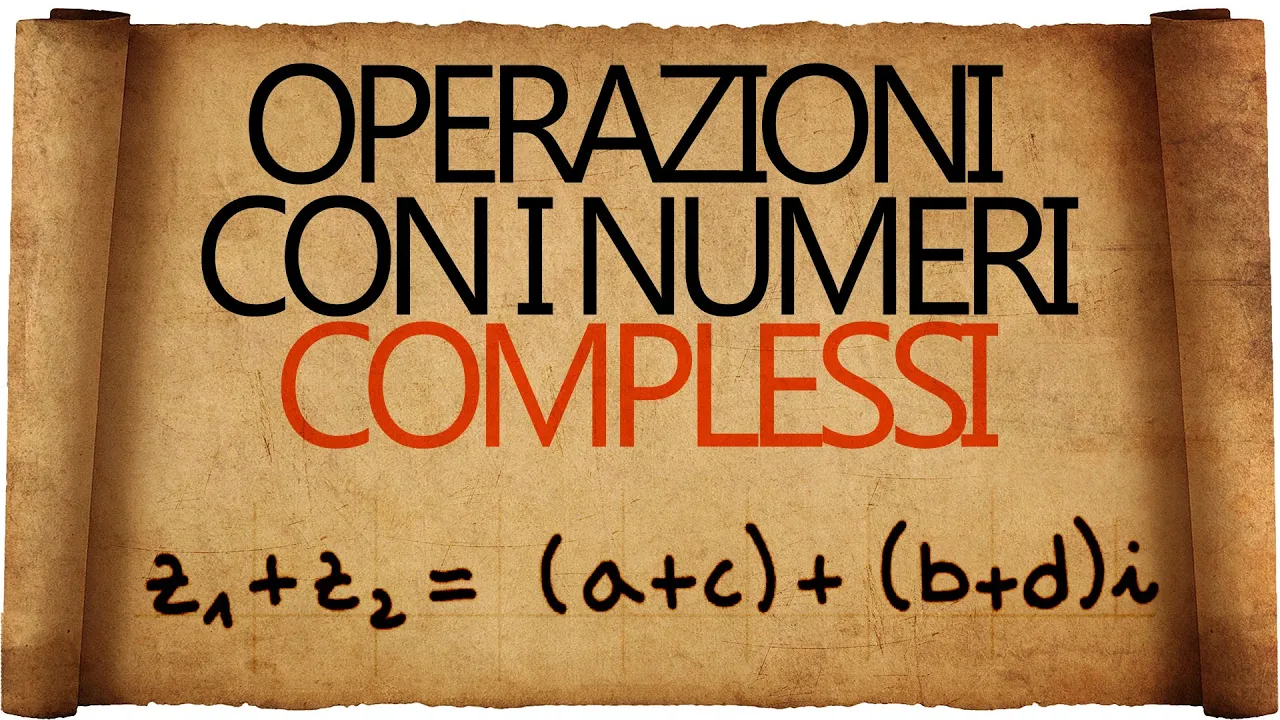 Numeri Complessi : Operazioni in Forma Cartesiana