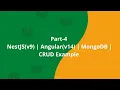 Part-4 NestJS v9 Angular v14 MongoDB CRUD Example