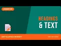 Full Stack Java Course 2026 Lesson 05 - HTML Headings Paragraph Tags Explained
