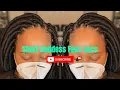 How To Do Short Goddess Faux Locs Quick and Easy Method 2021 UPDATE