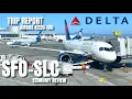 Delta s Airbus A220 Comfort Plus Experience San Francisco to Salt Lake City