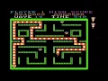 Apple II Nibbler Gameplay - Apple II 1983
