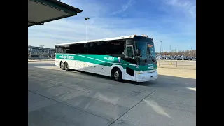 Massport Logan Express On Board MCI D4500CT On The Woburn Bus Route To BOS Logan 2023
