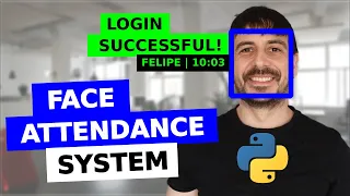 Face attendance face recognition with Python Computer vision tutorial