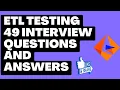 ETL Testing SQL Oracle 49 Important Interview Questions Answers Latest