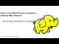 Run a WordCount example on Hadoop Mapreduce