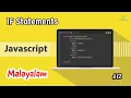 Javascript for Beginners - 12 If Statements Malayalam Learn Programming with Rafeeque