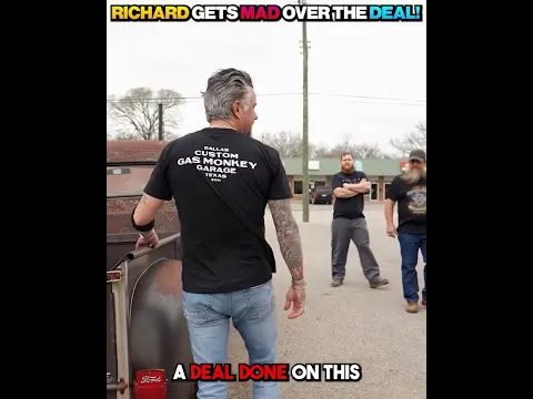Richard Got THIS CLOSE To Walking Out Of The Deal  #gasmonkeygarage  #richardrawlings