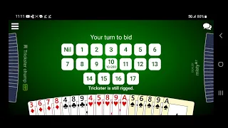 More rigged spades on Trickster Ace high 1v1v1 110 for 300 chip game