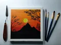 Download Lagu Lukisan Senja | Acrylic | Painting