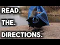 Acacia Sun Shelter Pop-Up Tent Review User Error - SUPER EASY SETUP