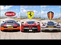 Download Lagu FH5 Drag Race! Bugatti Veyron vs Ferrari FXXK vs Koenigsegg One:1