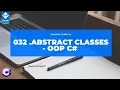 032 Abstract classes Example Interfaces - Object Oriented Programming in C in DARIJA ARABIC