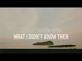 Kodaline - Hindsight (Official Lyric Video)