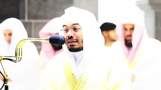 عندما يتذكر الشيخ ياسر الدوسري والده فيبكي بكاء مريرا تراويح الحرم 