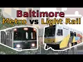 TRANSIT BATTLE Baltimore Metro vs Light Rail - WHICH IS BETTER
