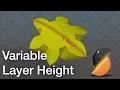 Variable Layer Height in Slic3r Prusa Edition
