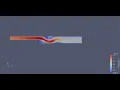 Animation of flow through backward facing step