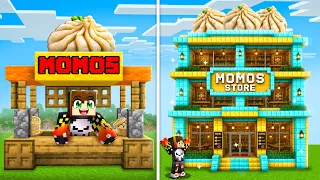 I Opened Horror MOMO STALL In Minecraft!!