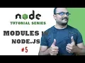 Modules in Node js Part 5 Node Tutorials for beginners