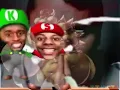 Bowser fart bouncing like ishowsp WITH ISHOWSPEED MARIO