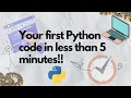 Printing Outputs in Python Your First Python Code in Under 5 Minutes