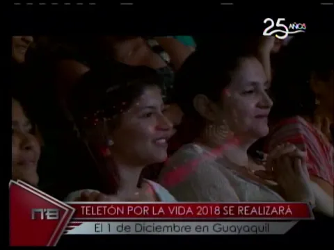 Teletón por la vida 2018 se realizará el 1 de Diciembre en Guayaquil
