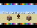 TITLES SUBTITLES AND TELLRAW COMMANDS - Minecraft Command Block Tutorial