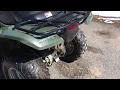 How to check the coolant on a Honda rancher