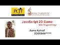 JavaScript 2D Game Web Programming I Azma Ashraf