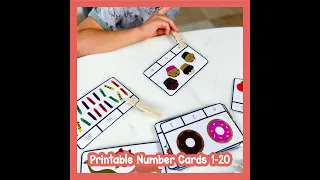 Printable Number Cards - 1-20