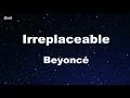 Download Lagu Irreplaceable - Beyoncé Karaoke 【No Guide Melody】 Instrumental
