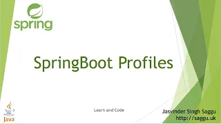 How to use Profiles in SpringBoot Applications SpringBoot Tutorial Part 4