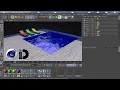 Cinema 4D tutorial Swimming pool modeling with water effect basic tutorial