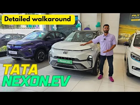 India's Tesla? Get a Close Look at the 2023 New Tata Nexon .EV | detailed walkaround @tatamotors