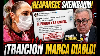 BOMBAZO!! CLAUDIA FIRMO DECRETO ¡ADIOS ROCHA MOYA! NO HAY PERDON. SE QUEDA SOLO. 