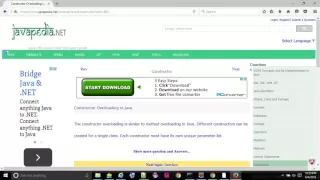 Constructor Overloading in Java - javapedia net