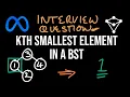Kth Smallest Element in a BST - LeetCode 230