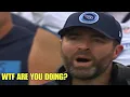 Brian Callahan tells Will Levis WTF ARE YOU DOING after Terrible Pass Jets vs Titans