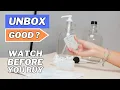 Glass Laundry Detergent Dispenser