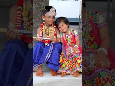 Happy Sri Krishna Janmashtami 🦚 | మా ఇంటి చిన్న కృష్ణుడు 💙🪈 | కృష్ణాష్టమి స్పెషల్ #Shorts
